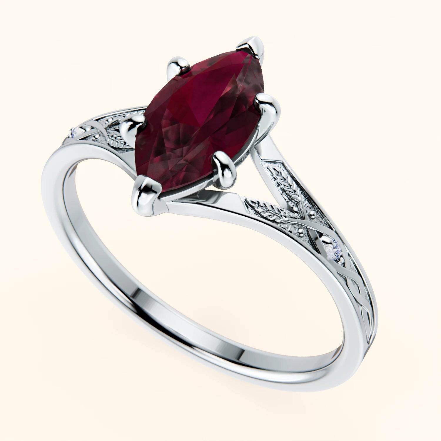 14kt White Gold