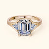 Engagement Ring - Ramzes' Architectural, Side Diamonds