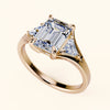 Engagement Ring - Ramzes' Architectural, Side Diamonds