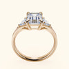 Engagement Ring - Ramzes' Architectural, Side Diamonds